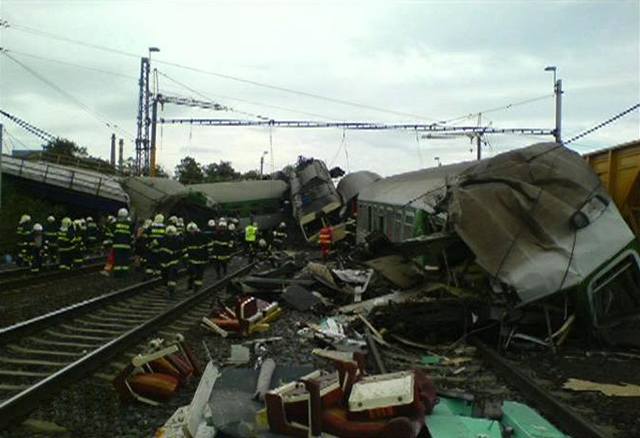 Nehoda vlaku u Studénky