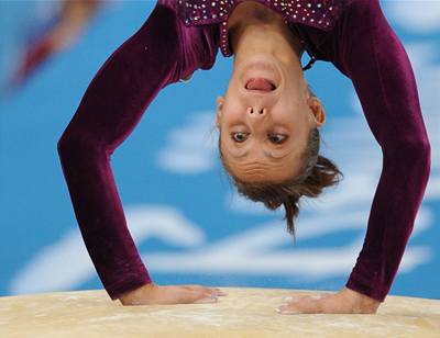 eská reprezentantka Kristýna Páleová, která ve sportovní gymnastice skonila na 21. míst