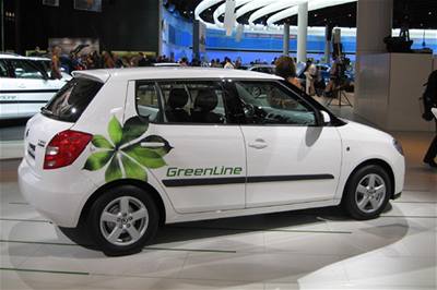 Píklad domácího "ekologického" auta - koda Fabia GreenLine