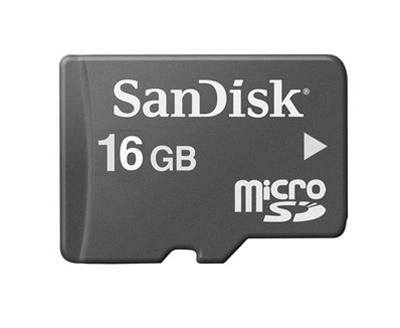 16GB microSDHC pamová karta.