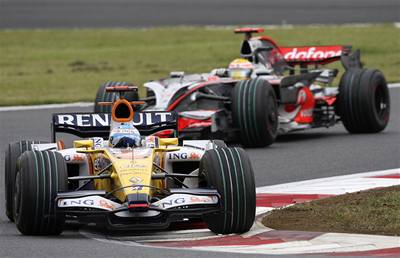 Alonso v ele japonské Grand Prix. 