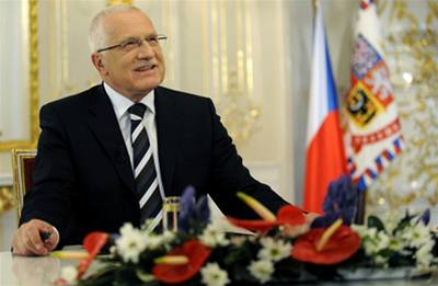 Prezident Václav Klaus.