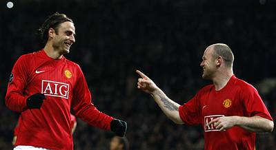 Berbatov i Rooney se trefili.