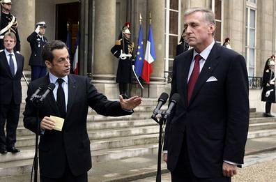 Sarkozy se dr eurovldy