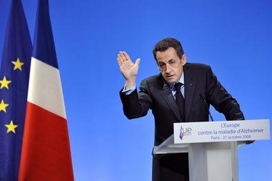 Sarkozy se zlob na banky