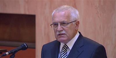 Václav Klaus u Ústavního soudu