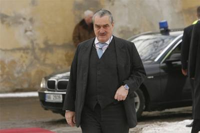 Ministr zahranií Karel Schwarzenberg.