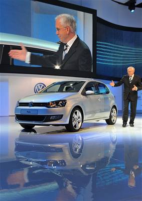 Svtová premiéra nového VW Polo na enevském autosalonu.