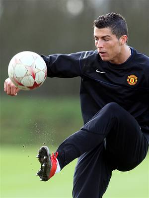 Cristiano Ronaldo v superlehkých kopakách