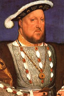 Král Jindřich VIII. Tudor (1491 – 1547) odloučil v roce 1533 církev v Anglii od Říma a stal se nejvyšším vládcem anglikánské církve.