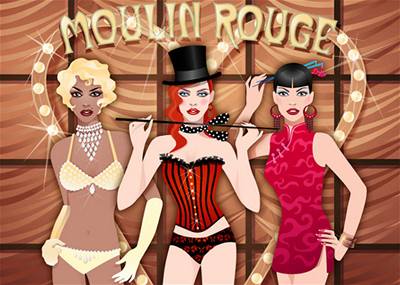 Paíský Montmartr a podnik Moulin Rouge, to byl ráj prkopnic Striptýzu. 