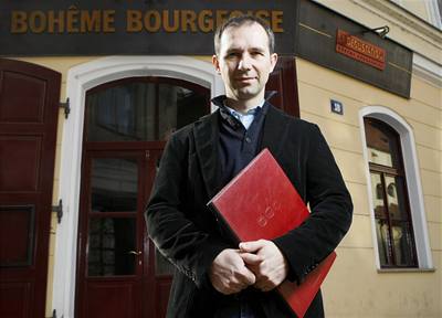 Tomáš Karpíšek, jeden z majitelů pražské restaurace La Degustation Boheme Bourgeoise 