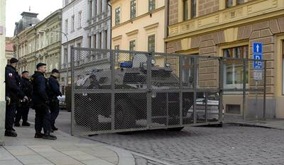 Policejn ztaras v Plzni