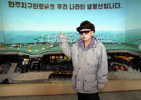 Kim Jong Il na nedatovaném snímku vydaném Severní Koreou.