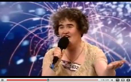 Nezaměstnaná Susan Boyleová ohromila Brity