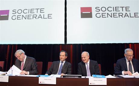 Prezident francouzské banky Société Génerale podal demisi.