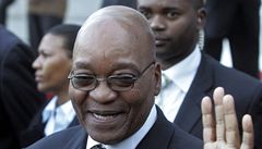 Nový jihoafrický prezident Jacob Zuma.