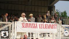 Komunisté slavili 1. máj na pra�ském Výstavi�ti