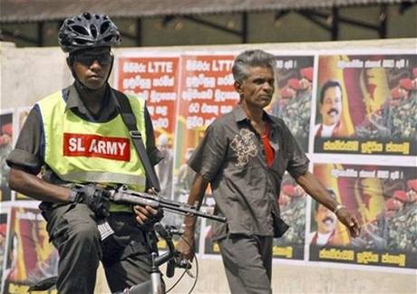 Srílanský voják - ilustraní foto