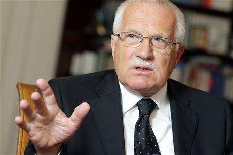Václav Klaus oznail v rozhovoru pro LN Topolánkovu vládu za zlobbovanou.