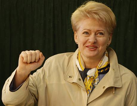 Grybauskaitéová je první enou ve funkci prezidentky Litvy.