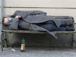 Bezdomovec - ilustran foto.