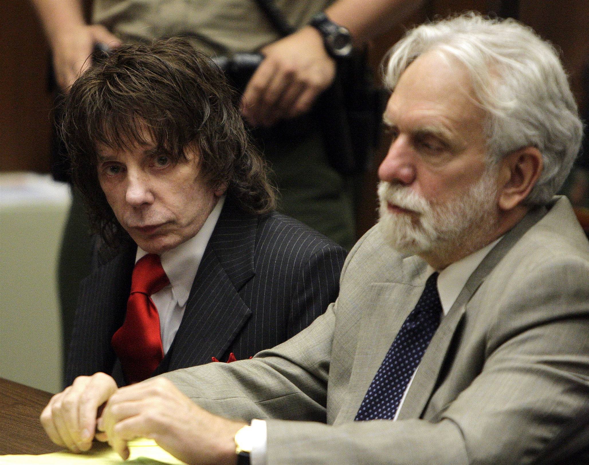 Hudební producent Phil Spector.