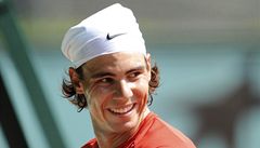 Spokojený Rafael Nadal.