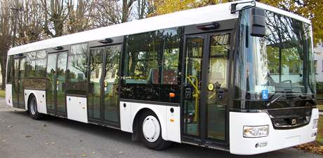Autobus SOR NB 12 city, se kterým libchavská firma vyhrála miliardový tendr pro Prahu.
