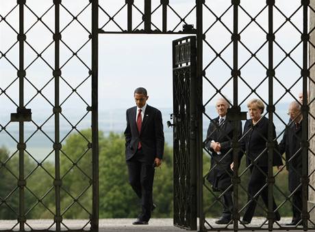 Barack Obama navtívil Buchenwald