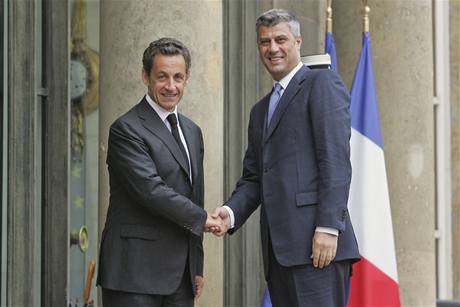 Sarkozy a Hashim Thaci
