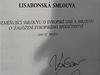 Podpis prezidenta pod Lisabonskou smlouvou