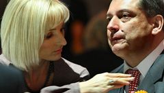Petra Paroubková se svým chot�m