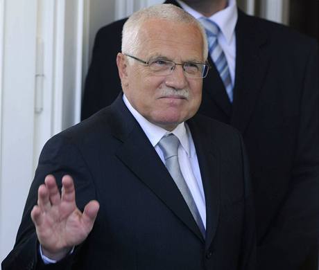Václav Klaus na praském ofín 