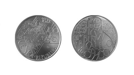 ČNB vydala pamětní minci k výročí úmrtí rabiho Löwa