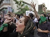Teherán po vyhláení výsledk volby prezidenta