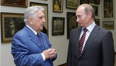 Vladimír Putin a malí� Ilja Glazunov.