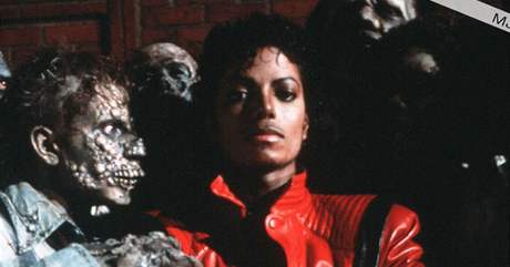 Michael Jackson v klipu k písni Thriller