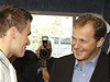 Natáení posledního dílu hitparády Eso, erven 2009 - Leo Mare (vlevo) a Petr Dvoák