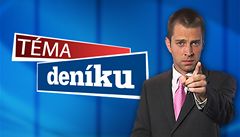 Jan Klika, moderátor politické debaty Téma Deníku na UPC Express