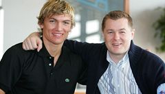 Robert Spálenka (vpravo) s Martinem Hanzalem. 