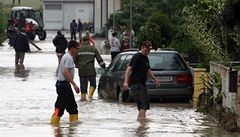 Evropa pod vodou: esku hroz povodn, Rakousko nasadilo armdu