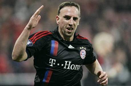 Franck Ribéry v dresu Bayernu.
