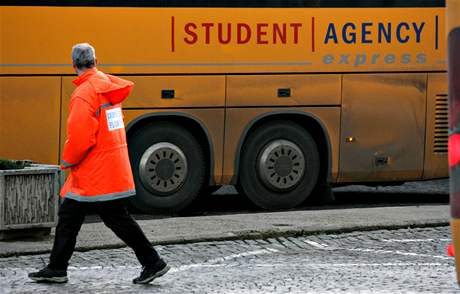 Autobus Student Agency - ilustraní foto.