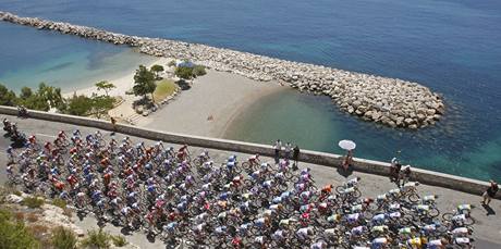 Peloton na pob�e�í. 