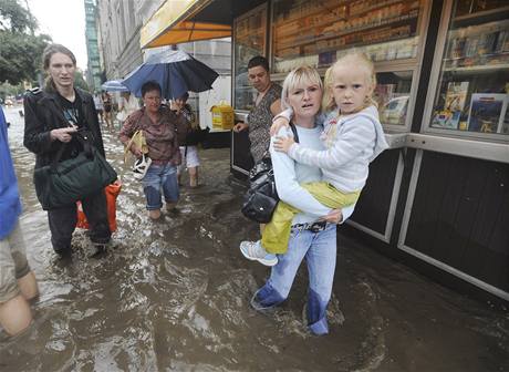 Záplavy v Polsku.