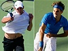 Andy Roddick a Roger Federer.