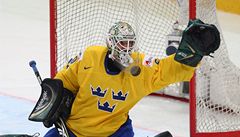 Vítej NHL, jakoby říkal švédský brankář Jonas Gustavsson. | na serveru Lidovky.cz | aktuální zprávy