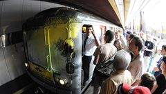 Poslední jízdu sovětských vozů metra narušil vandal