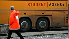 Autobus Student Agency - ilustrační foto.